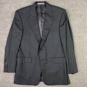 Hickey Freeman Loro Piana Blazer Sport Coat Men's 38S Gray Short Wool